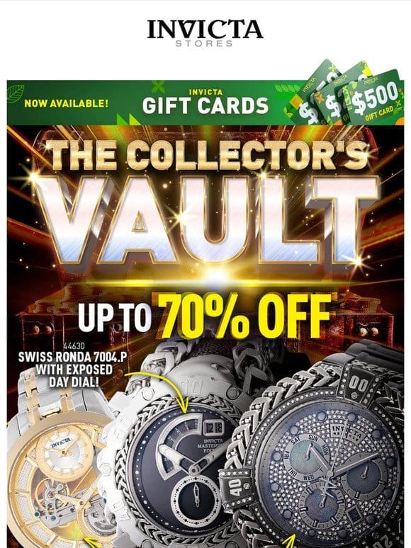 ⚠️UP TO 70% OFF⚠️ Enter The COLLECTOR’S VAULT❗️