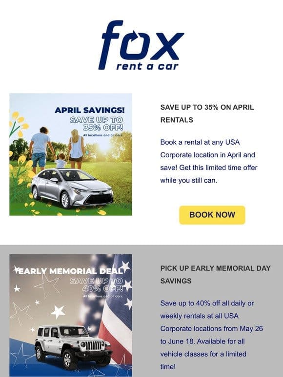 ✅ Hey there， Get April Savings and Memorial Day Offers Today