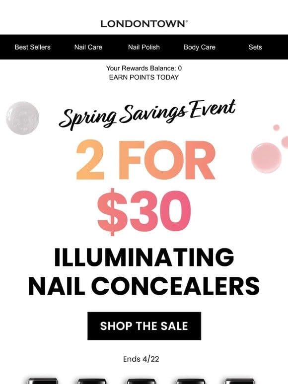 ✨ 2 for $30 Illuminating Nail Concealers ✨