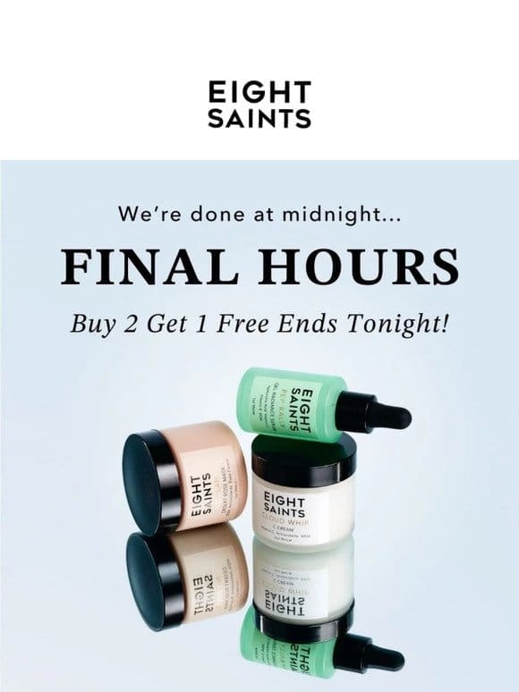✨ Final Hours: Buy 2 get 1 free