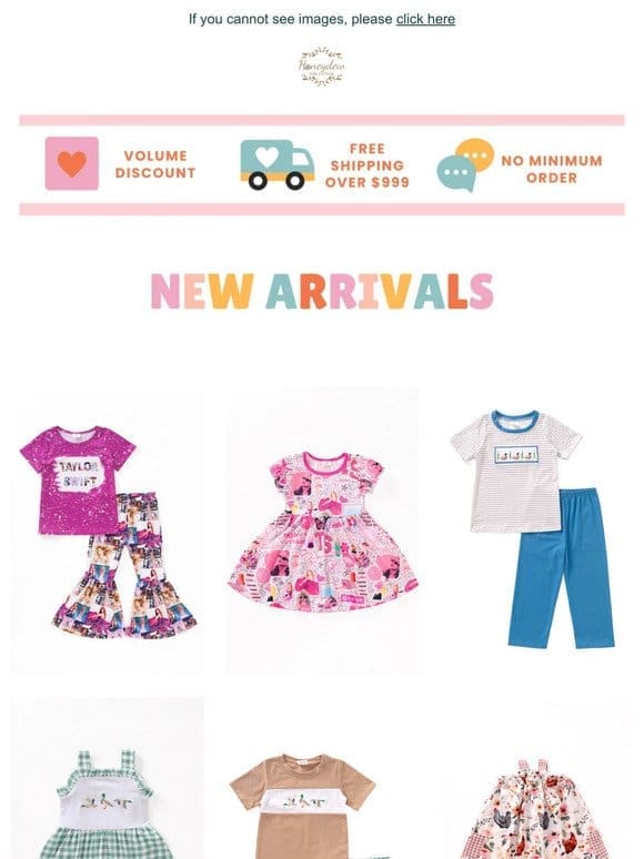 ✨ New Spring/Summer Styles for Boys and Girls Available !