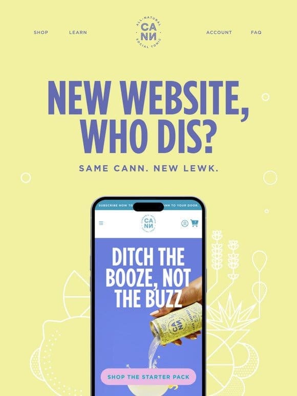 ✨ meet the NEW drinkcann.com