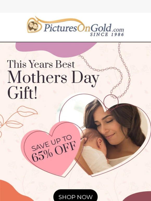 ❌ Alert， Get 65% Off This Years Best Mother’s Day Gift!