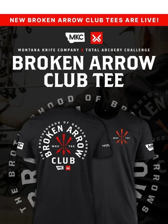 ❌ NEW – Broken Arrow Club Tac Tee is LIVE!