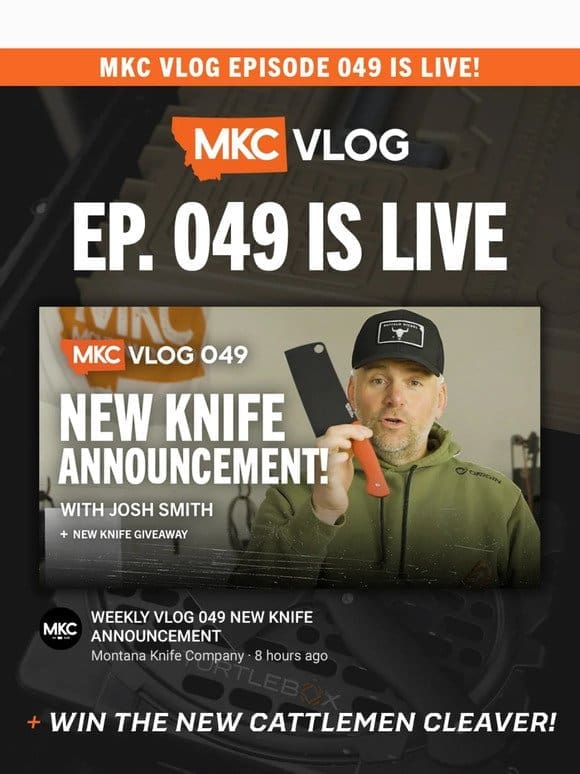 ❌ New Knife Announcement! – Vlog: 049 is LIVE!