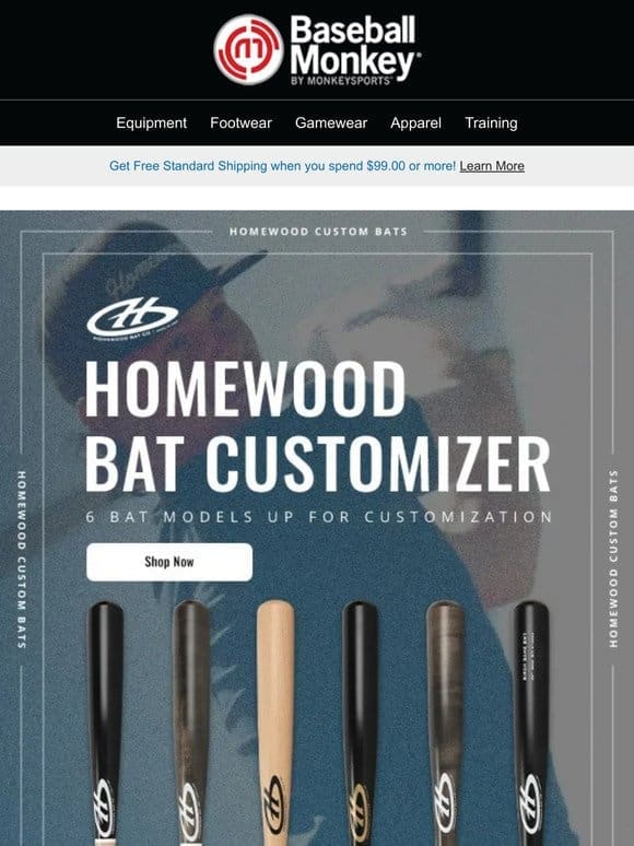 ️ Build Your Perfect Swing: Design Your Homewood Custom Bat Today! ⚾