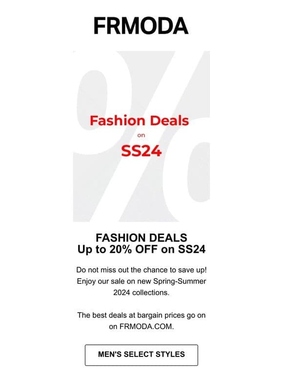 ️ Fashion Deals: New products on Sale!