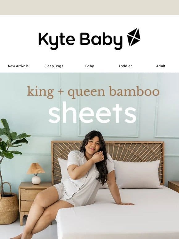 ️ King + Queen SHEETS are here!
