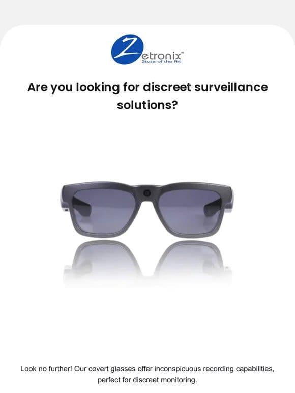 ️ Seeking Sneaky Surveillance? Check Out Camera Glasses!