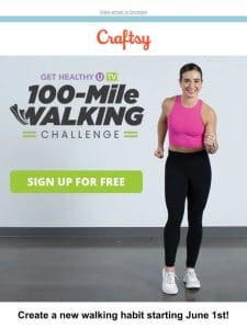 100-Mile Summer Walking Challenge  ‍♀️