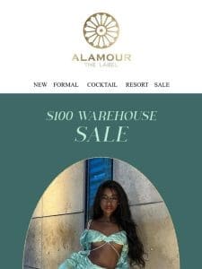 $100 Warehouse Sale
