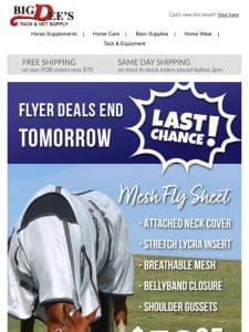 100’s of Sale Flyer Deals End Tomorrow