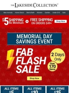 170+ NEW Markdowns | Flash Sale | 2 DAYS ONLY
