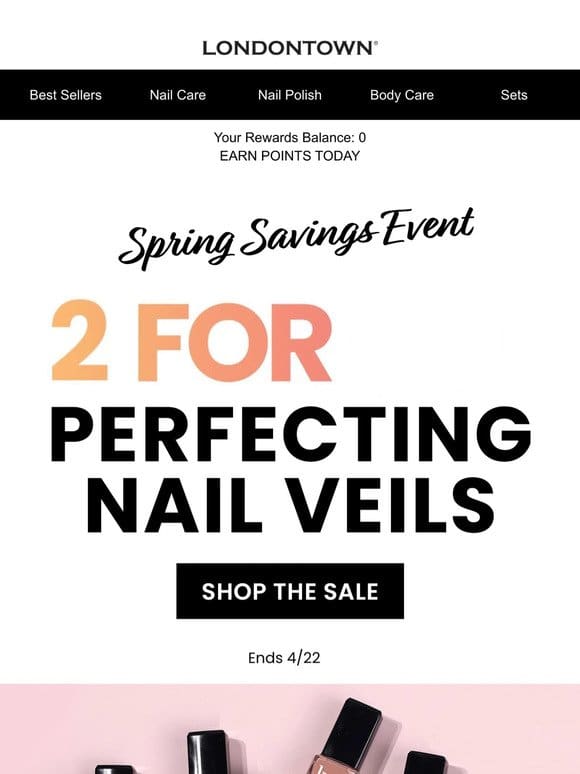 ? 2 for $30 Perfecting Nail Veils
