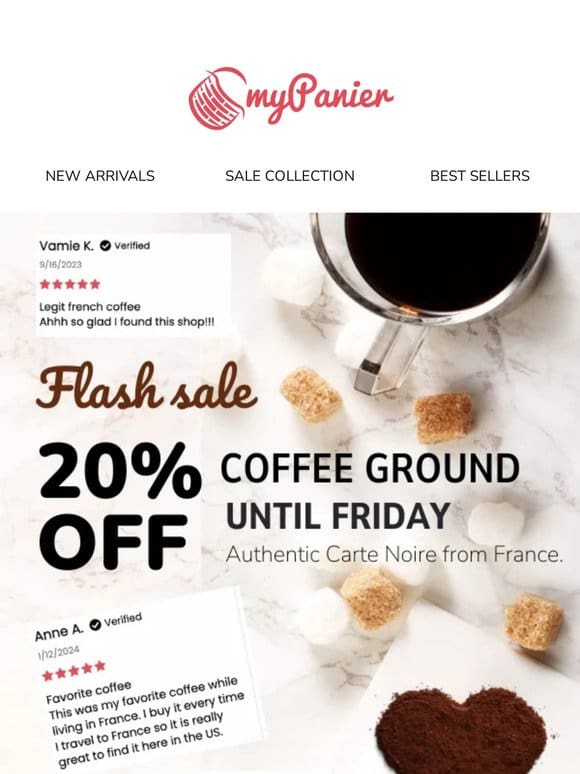 20% OFF Ground Coffee French Carte Noire ?