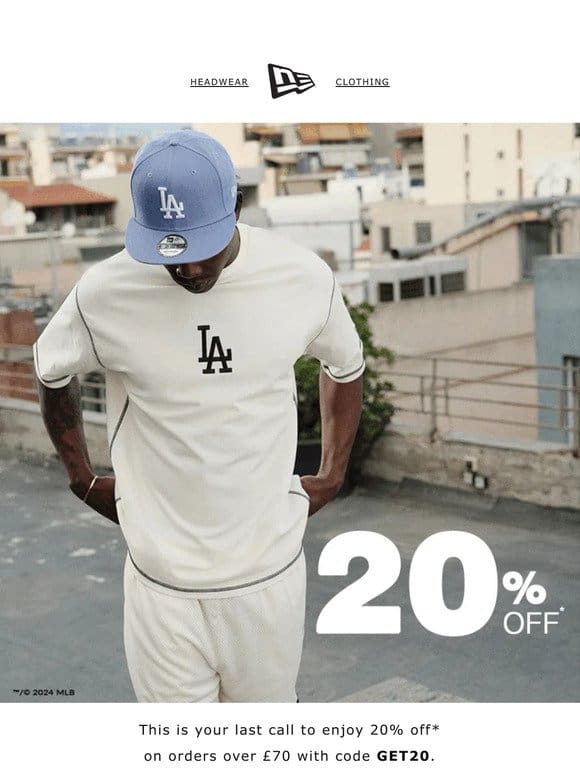20% Off* – Don’t Miss Out