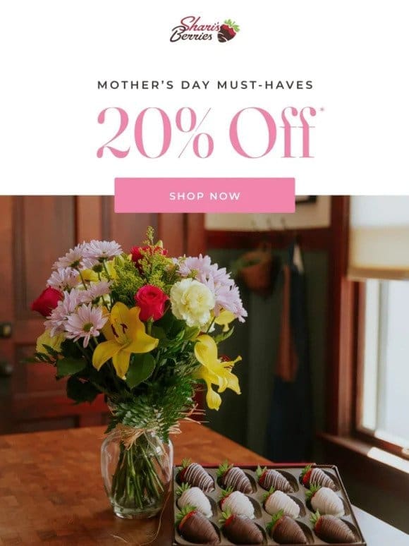 20% Off Mom-Approved Gifts