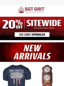 20% Off Sitewide Sale!