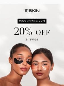 20% Off Sitewide! Unlock Radiant Skin