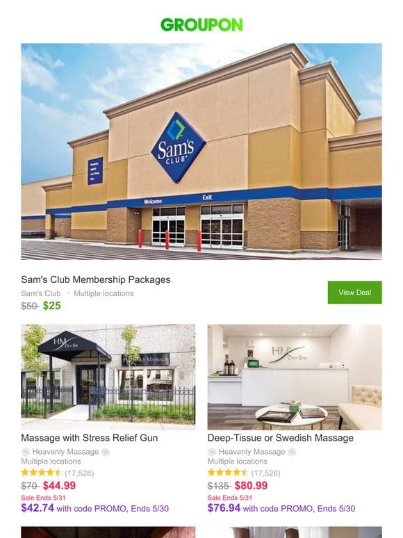 $20 for a year of exclusive Sam’s Club savings!