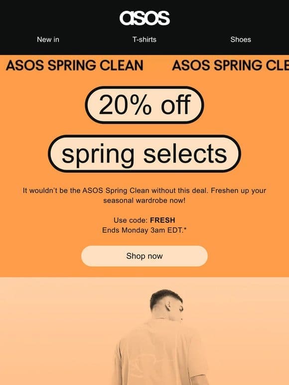 20% off spring selects!