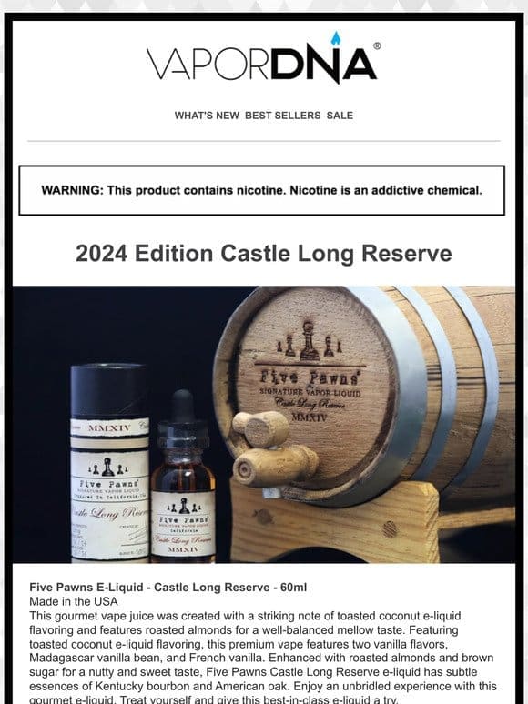2024 Edition Castle Long Reserve is here!