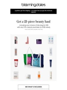 21-piece beauty haul with La Mer & more!