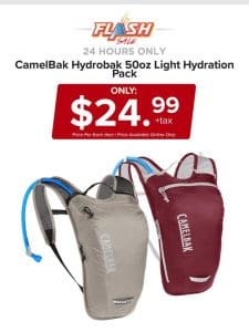 24 HOURS ONLY | CAMELBAK HYDRATION PACK | FLASH SALE