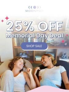 25% OFF Happening NOW