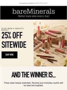 25% OFF award-winning beauty? ?