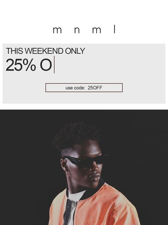25% OFF + new VOID styles now live
