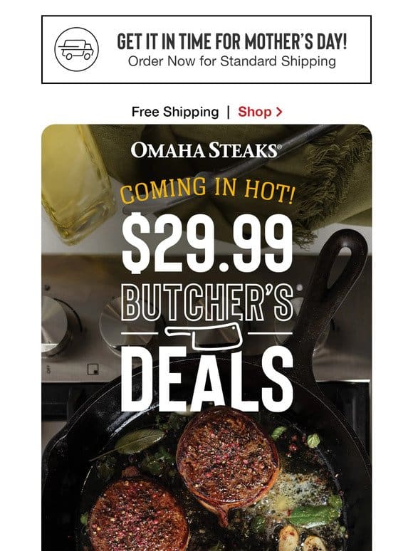 $29.99 Butcher’s Deals are BACK!