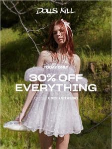 30% OFF EVERYTHING ON OUR APP!!