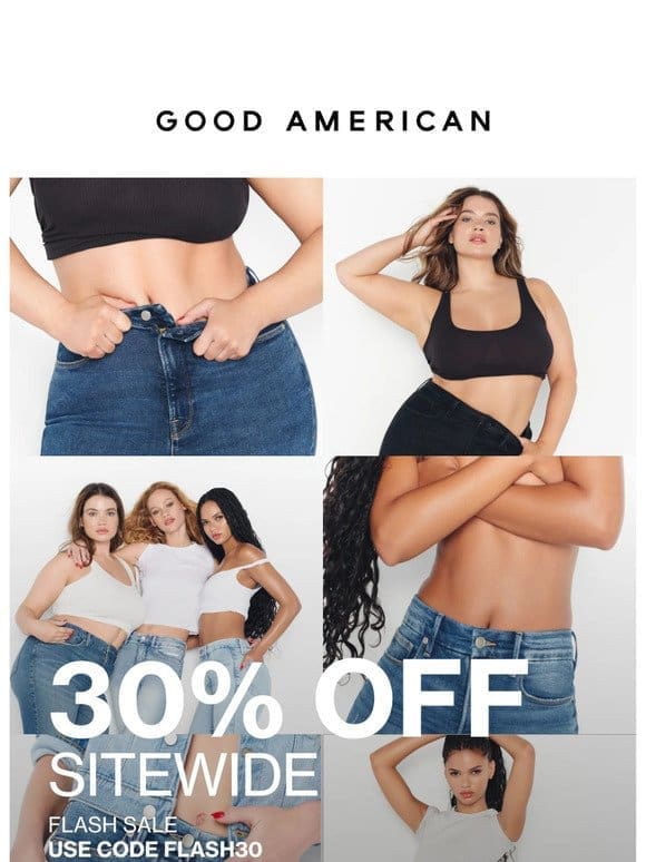 30% OFF SITEWIDE – HAPPENING NOW