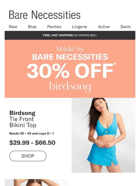 30% Off Birdsong – Made By Bare Necessities