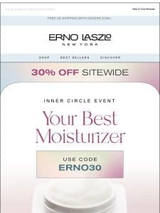 30% Off Moisturizers for Every Skin Type