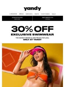 30% Off Sexy Swimwear ☀️ Made by Us， Just for You
