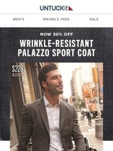 30% Off This 5-Star， Wrinkle-Resistant Sport Coat
