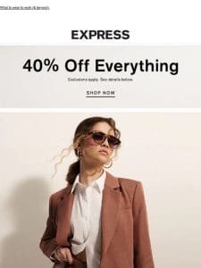 40% OFF EVERYTHING | This one’s for the corporate girlies