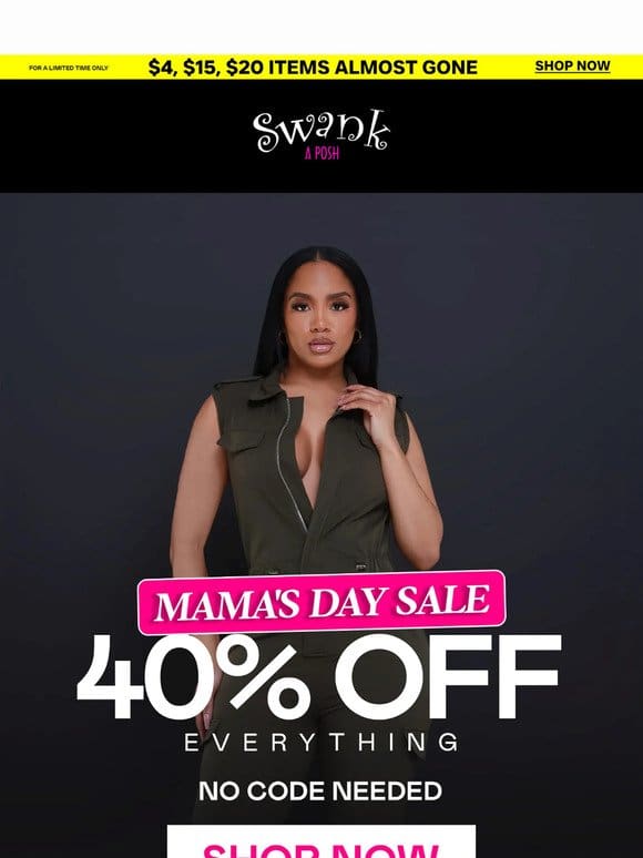 40% OFF EVERYTHING!!!