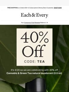 40% off for 4/20