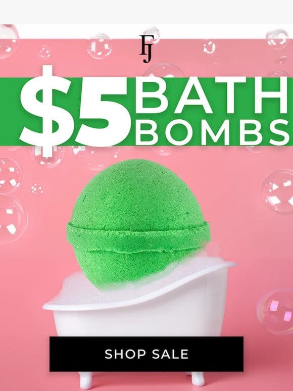 $5 Bath Bombs?!