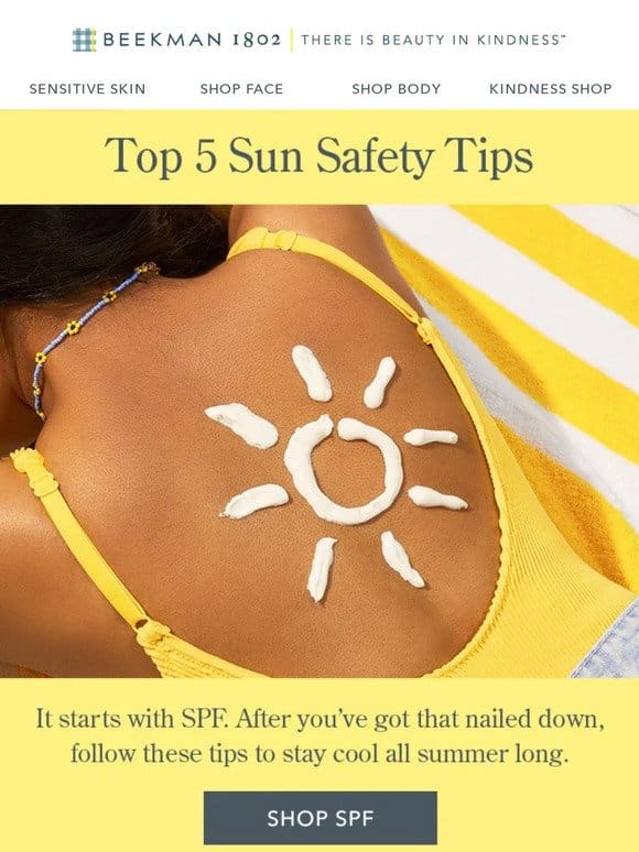 5 Ways to Avoid Sun Damage This Summer ☀️