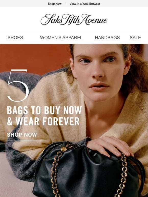5 bags to buy now & wear forever: Prada’s Re-Edition 2022， Saint Laurent’s Le 5 à 7， Givenchy’s Voyou & Bottega Veneta’s Andiamo + Just in: Chiara Boni La Petite Robe & More