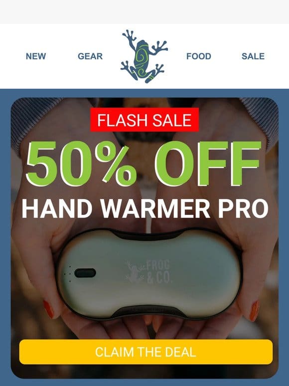 50% off Hand Warmer Pro!