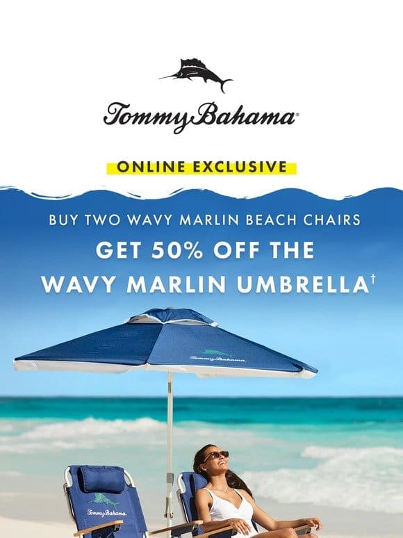 50% off Our Favorite Beach Umbrella…