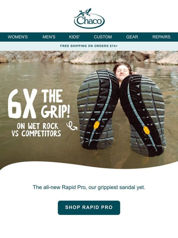 6x the grip…