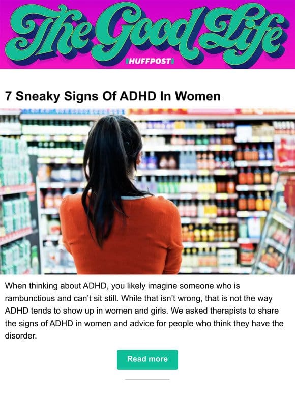 7 sneaky signs of ADHD in women