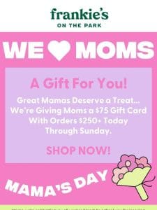A Big Surprise for All Our Moms…  ❤️