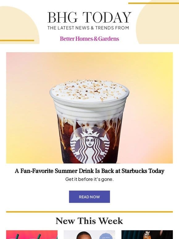 A Fan-Favorite Summer Drink Is Back at Starbucks Today
